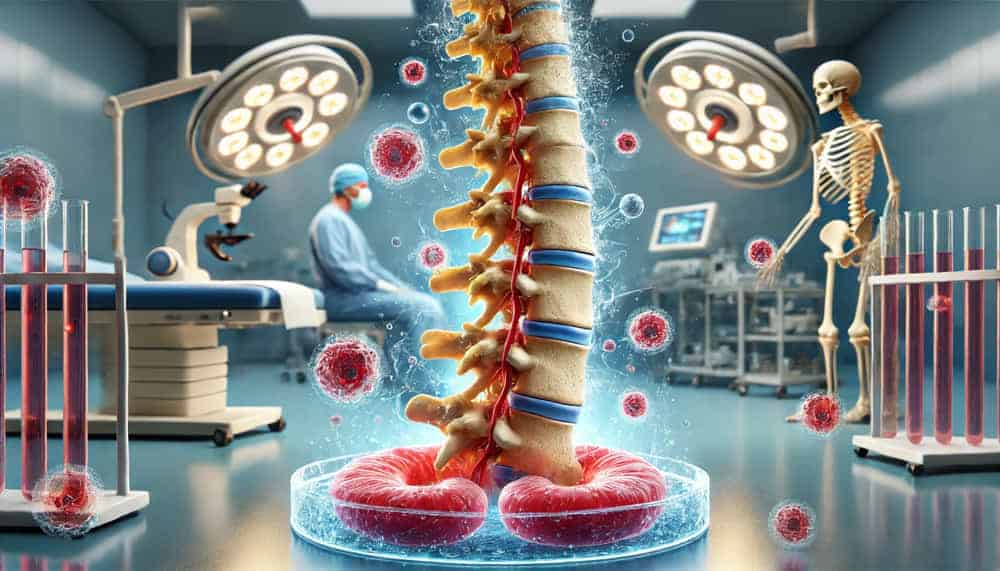 Uso de células madre para la regeneración de los discos vertebrales