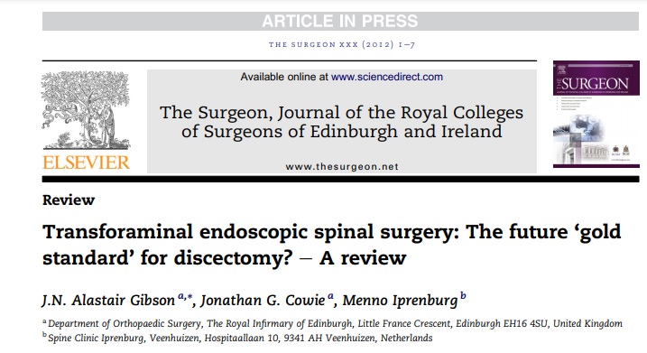 Endoscopia de Columna o Cirugía Tradicional de Espalda