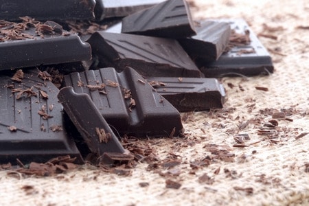Chocolate negro antiinflamatorio